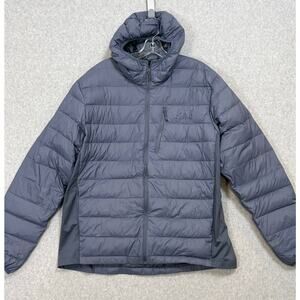 Eddie Bauer Down 550 Puffer Jacket Size XL Hooded Hiking Lightweight Packable